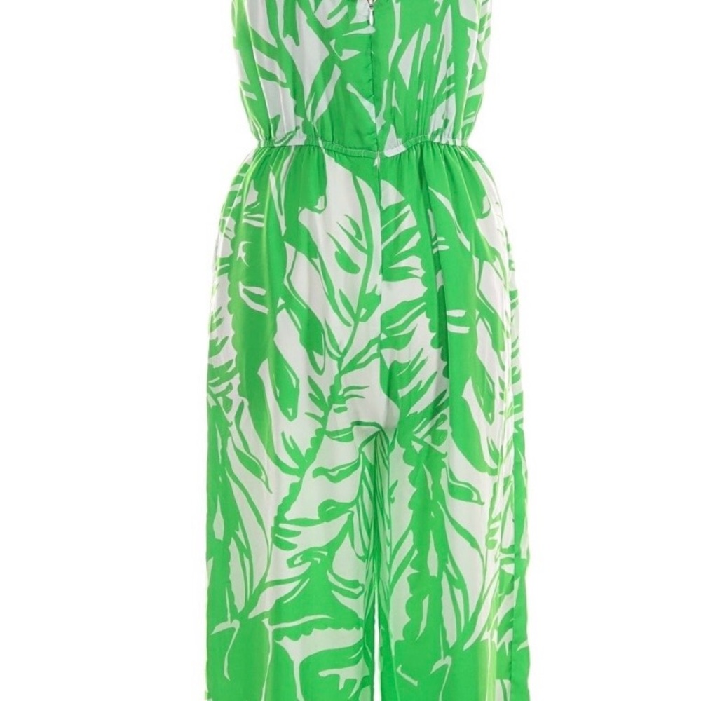 Lilly Pulitzer for Target Green and White Floral Jumpsuit